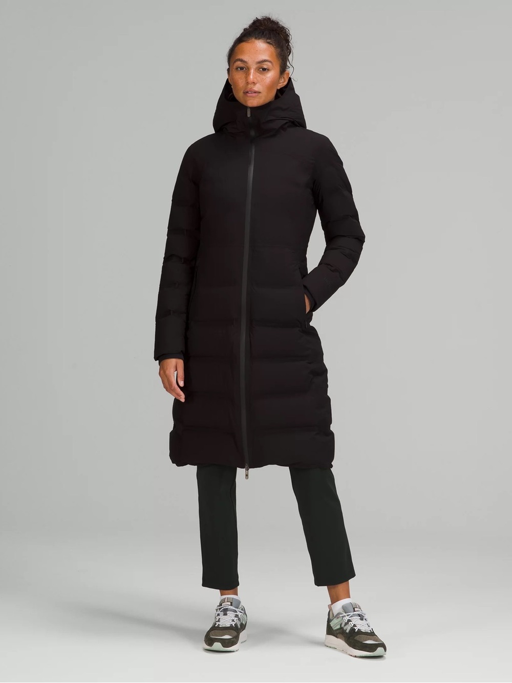 Sleet Street Long Jacket Black Size 4